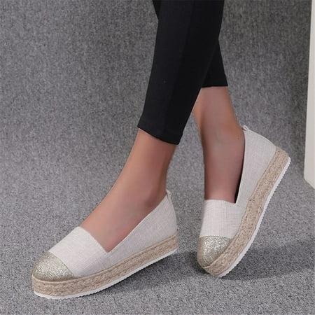 〖JISUAN〗Women S Casual Shoes Shoes Canvas Color Platform Woven Casual Women S Shoes Solid Rope Fashion Women S Casual Shoes
〖JISUAN〗Women S Casual Shoes Shoes Canvas Color Platform Woven Casual Women S Shoes Solid Rope Fashion Women S Casual Shoes
