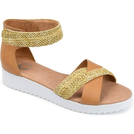 Journee Collection Womens Java Sandal 9 Tan