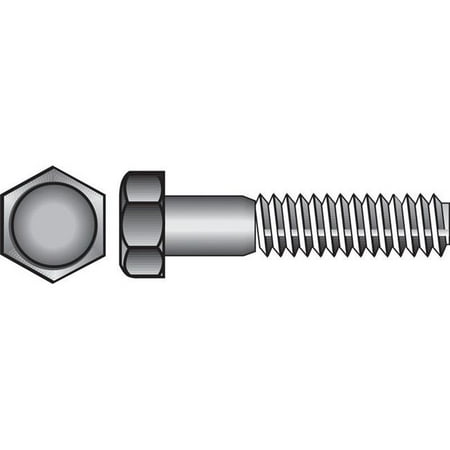0.25 x 1 in. NC Stainless Steel Hex Bolt