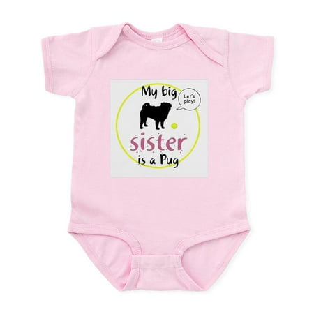 CafePress - My Big Sister Is A Pug (Let s Play!) Infant Creepe - Baby Light Bodysuit Size Newborn - 24 Months
CafePress - My Big Sister Is A Pug (Let s Play!) Infant Creepe - Baby Light Bodysuit Size Newborn - 24 Months