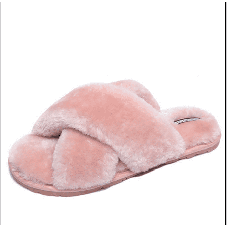 QING SUN 1 Pair of Slippers Warm Indoor Home Shoes Ladies Fur Indoor Shoes Fluffy Warm Popular Slippers Winter Slippers 37-38cm
QING SUN 1 Pair of Slippers Warm Indoor Home Shoes Ladies Fur Indoor Shoes Fluffy Warm Popular Slippers Winter Slippers 37-38cm