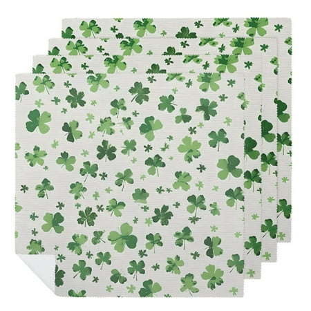 EastSmooth Shamrocks Polyester Cloth Dinner Napkin for Dining Table Kitchen Daily Party Housewarming Farmhouse Decor - Reusable Machine Washable Fabric for Events 4 PCS
EastSmooth Shamrocks Polyester Cloth Dinner Napkin for Dining Table Kitchen Daily Party Housewarming Farmhouse Decor - Reusable Machine Washable Fabric for Events 4 PCS
