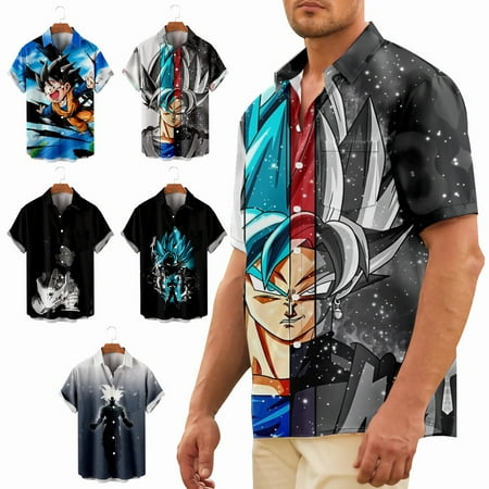 Anime Dragon Ball Button Up Hawaii Shirts 3D Print Summer Costume for Boys 5-14 Years
Anime Dragon Ball Button Up Hawaii Shirts 3D Print Summer Costume for Boys 5-14 Years
