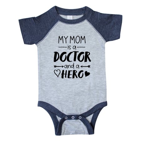 Inktastic My Mom is a Doctor and a Hero Gift Baby Boy or Baby Girl Bodysuit