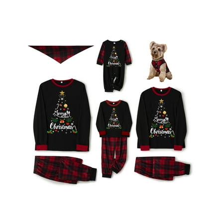 Frobukio Christmas Family Matching Pajamas Set Letter Snowflake Print Long Sleeve Tops Plaid Trousers Sleepwear
Frobukio Christmas Family Matching Pajamas Set Letter Snowflake Print Long Sleeve Tops Plaid Trousers Sleepwear