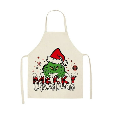 Christmas Decor! Christmas Apron Cotton and Linen Merry Xmas Apron Christmas Aprons for Christmas Party Aldult 
Christmas Decor! Christmas Apron Cotton and Linen Merry Xmas Apron Christmas Aprons for Christmas Party Aldult