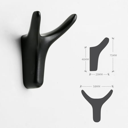 Metal Hanging Hooks Scandinavian Horn Clothes Bathroom Closet Door wall Hanging Wall Mounted Hooks
Metal Hanging Hooks Scandinavian Horn Clothes Bathroom Closet Door wall Hanging Wall Mounted Hooks
