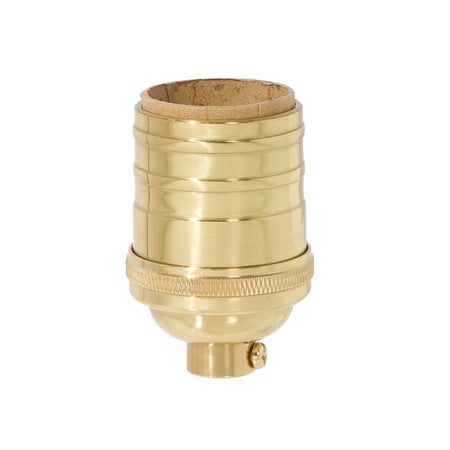 B&P Lamp® Heavy Turned Brass Keyless Sockets Polished And Lacquered Finish Keyless (No Switch) No Uno Thread
B&P Lamp® Heavy Turned Brass Keyless Sockets Polished And Lacquered Finish Keyless (No Switch) No Uno Thread