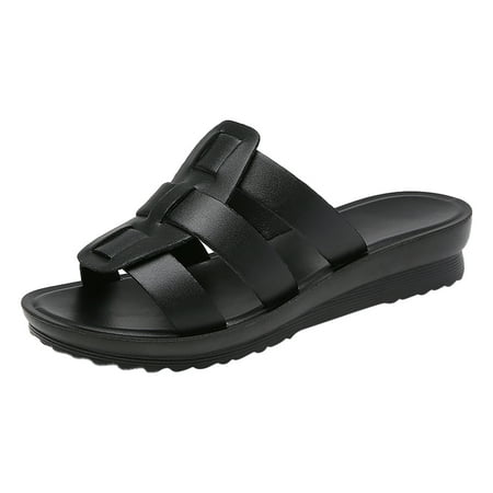 Youmylove Women Solid Color Slip On Casual Open Toe Wedges Comfortable Shoes Sandals Slippers Summer Comfy Daily Simple Walking Footwears
Youmylove Women Solid Color Slip On Casual Open Toe Wedges Comfortable Shoes Sandals Slippers Summer Comfy Daily Simple Walking Footwears