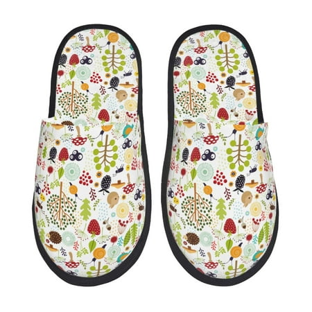 Qokaie Fall Animals Print Fuzzy Slippers for Women – Soft Plush Indoor Slippers with EVA Sole Cozy and Comfortable for Home and Travel-Medium
Qokaie Fall Animals Print Fuzzy Slippers for Women – Soft Plush Indoor Slippers with EVA Sole Cozy and Comfortable for Home and Travel-Medium