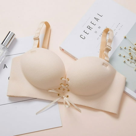 Ssxinyu Plaid Drawstring Bra Seamless Wirefree Push up Massage Breathable Bra Women Bra Underwear
Ssxinyu Plaid Drawstring Bra Seamless Wirefree Push up Massage Breathable Bra Women Bra Underwear