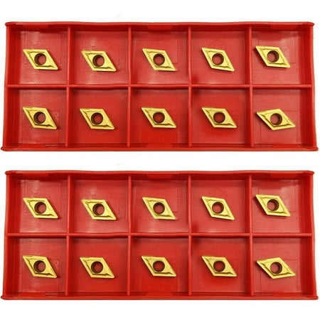 20pcs Dcmt070204 Ybc251 Carbide Inserts For Lathe Turning Tool Boring Bar