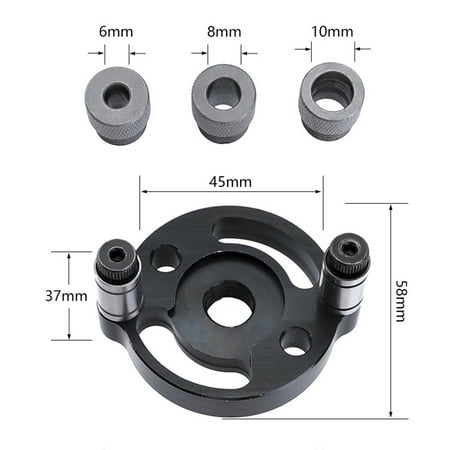 MLfire Vertical Pocket Hole Jig Self Centering Dowel Drill Guide 2.75 Aluminum Alloy 3-Hole Drill Bit Guide Jig Positioner Locator 6/8/10mm Pin Fixture Wood Hole Drill Bit Set Woodworking Tools
MLfire Vertical Pocket Hole Jig Self Centering Dowel Drill Guide 2.75 Aluminum Alloy 3-Hole Drill Bit Guide Jig Positioner Locator 6/8/10mm Pin Fixture Wood Hole Drill Bit Set Woodworking Tools
