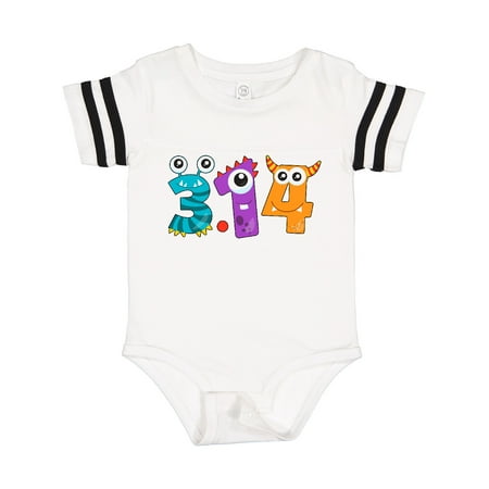 Inktastic Monsters Like Pi- Pi Day Numbers Gift Baby Boy or Baby Girl Bodysuit