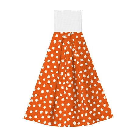 Easygdp Dots On Orange Background Kitchen Hand Towels Hanging Tie Towels Fast Drying Dish Cloth with Loop for Bathroom Restroom Home Decor
Easygdp Dots On Orange Background Kitchen Hand Towels Hanging Tie Towels Fast Drying Dish Cloth with Loop for Bathroom Restroom Home Decor