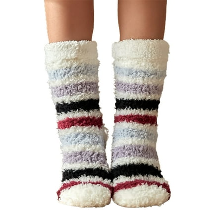 Fuzzy Socks Cute Colorful Warm Plush Soft Slipper Sock Sleep Stocking For Women Girls
Fuzzy Socks Cute Colorful Warm Plush Soft Slipper Sock Sleep Stocking For Women Girls
