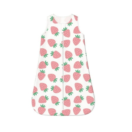 Fotbe Strawberry Pattern Sleep Sack - Baby Wearable Blanket with Zipper Extra Soft Cotton Sleeveless Sleeping Bag for Infants-Large
Fotbe Strawberry Pattern Sleep Sack - Baby Wearable Blanket with Zipper Extra Soft Cotton Sleeveless Sleeping Bag for Infants-Large