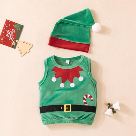 Promotion!Infant Baby Girl Boy Christmas Set Santa Tops+Christmas Hat Outfit Set
Promotion!Infant Baby Girl Boy Christmas Set Santa Tops+Christmas Hat Outfit Set