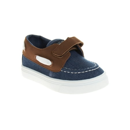 Beverly Hills Polo Club Toddler Boys Canvas Boat Shoes Sizes 5-10