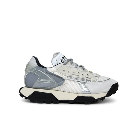 Run Of Man Revolt Sneakers In White Tech Fabric