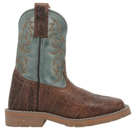 Dan Post Boots Kids Boys Lil Bisbee Square Toe Boots Mid Calf