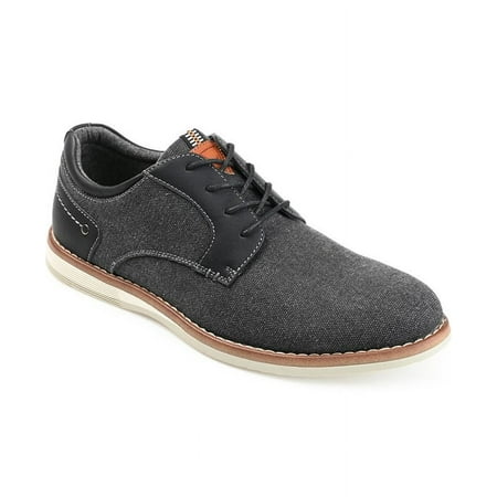 Vance Co. Men s Romano Textile Casual Dress Shoes Black Size 8.5 M