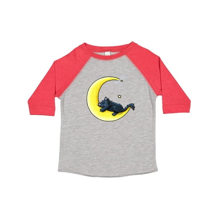 Inktastic Black Cat Lunar Love Gift Toddler Boy or Toddler Girl T-Shirt