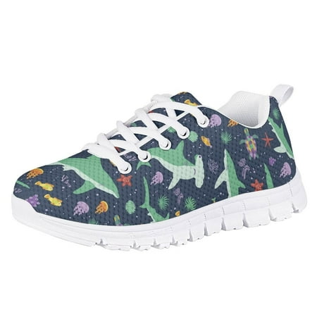 Pzuqiu Kids Sneakers Cute Cartoon Shark Print Breathable Lightweight Sports Shoes Size 11 for Girls Boys Outdoor Walking Shoes
Pzuqiu Kids Sneakers Cute Cartoon Shark Print Breathable Lightweight Sports Shoes Size 11 for Girls Boys Outdoor Walking Shoes