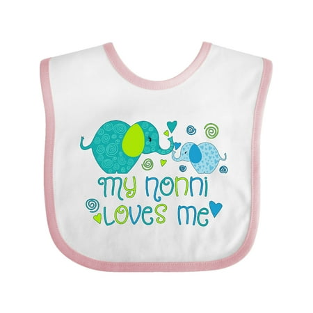Inktastic My Nonni Loves Me- Cute Elephants Gift Baby Boy or Baby Girl Bib
Inktastic My Nonni Loves Me- Cute Elephants Gift Baby Boy or Baby Girl Bib