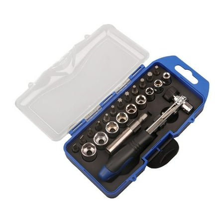 BAMILL 23 in 1 Mini Ratchet Bits Sockets Extension Rod Repair Tool Precise Screwdriver
BAMILL 23 in 1 Mini Ratchet Bits Sockets Extension Rod Repair Tool Precise Screwdriver