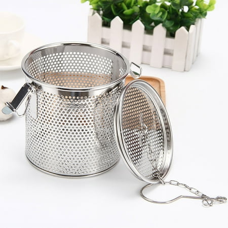 SPRING PARK Reusable Stainless Steel Tea Strainer Infuser Filter Tea Basket Mesh Lid Portable
SPRING PARK Reusable Stainless Steel Tea Strainer Infuser Filter Tea Basket Mesh Lid Portable