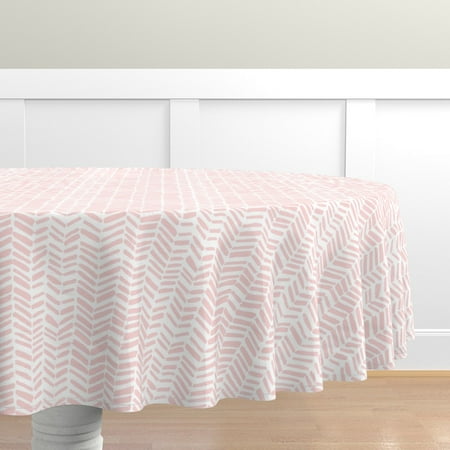 Cotton Sateen Tablecloth 90 Round - White Pink Herringbone Chevron Girl Nursery Print Custom Table Linens by Spoonflower
Cotton Sateen Tablecloth 90 Round - White Pink Herringbone Chevron Girl Nursery Print Custom Table Linens by Spoonflower