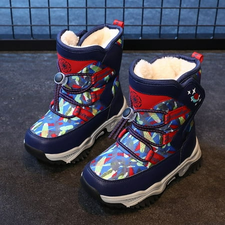 Boys Casual Lace-up Camouflage Print Snow Boots High Top Fleece Thermal Boots For Winter Outdoor
Boys Casual Lace-up Camouflage Print Snow Boots High Top Fleece Thermal Boots For Winter Outdoor