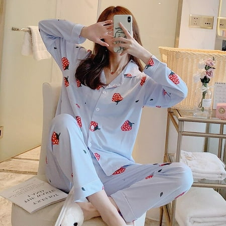 CoCopeaunt Milk Silk Pajamas Womens Suit Ladies Thin Two-piece Long-sleeved Pajamas Home Clothing Fashion Cute Student Pajamas Robe Sets
CoCopeaunt Milk Silk Pajamas Womens Suit Ladies Thin Two-piece Long-sleeved Pajamas Home Clothing Fashion Cute Student Pajamas Robe Sets