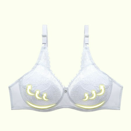 Vivianyo HD Women Bras Plus Size Ladies Traceless Comfortable No Steel Ring Vest Breathable Gathering Bra Woman Underwear Flash Picks White
Vivianyo HD Women Bras Plus Size Ladies Traceless Comfortable No Steel Ring Vest Breathable Gathering Bra Woman Underwear Flash Picks White