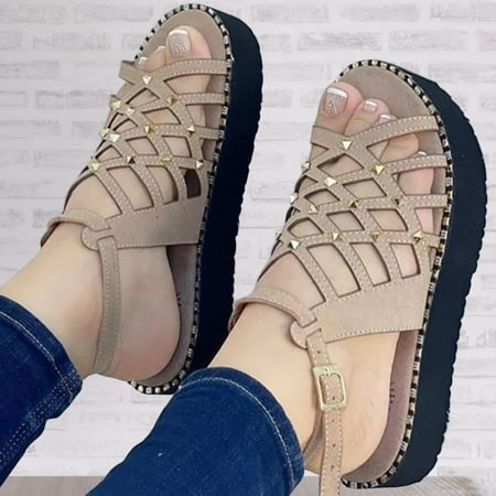 Hhdxre Woman s Thick Sole Beach Shoes with Sleeve-type Cool Open-toed Shoes for Birthday Party Adult Ceremony(Beige 40)
Hhdxre Woman s Thick Sole Beach Shoes with Sleeve-type Cool Open-toed Shoes for Birthday Party Adult Ceremony(Beige 40)