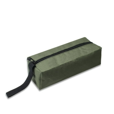 Yesfashion Canvas Zipper Bag Multi-purpose Oxford Cloth Heavy Duty Tool Zipper Organizer Bag for Screwdrivers Pliers Nut