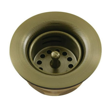 Kingston Brass Tacoma Stainless Steel Bar Sink Duo Basket Strainer Antique Brass
Kingston Brass Tacoma Stainless Steel Bar Sink Duo Basket Strainer Antique Brass