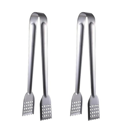NUOLUX 2pcs Stainless Steel Flat Head Food Clip Multifunction Bread Tong Kitchen Serving Tongs for Barbecue Salad Buffet (9 inch)
NUOLUX 2pcs Stainless Steel Flat Head Food Clip Multifunction Bread Tong Kitchen Serving Tongs for Barbecue Salad Buffet (9 inch)