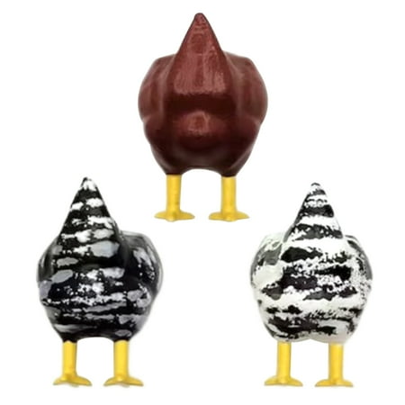 Chicken Butt Fridge Magnets 3D Resin Christmas Refrigerator Magnet Mini Ornament