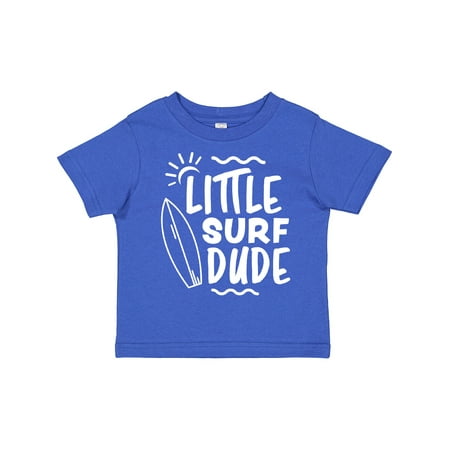 Inktastic Little Surf Dude with Surfboard Gift Toddler Boy Girl T-Shirt