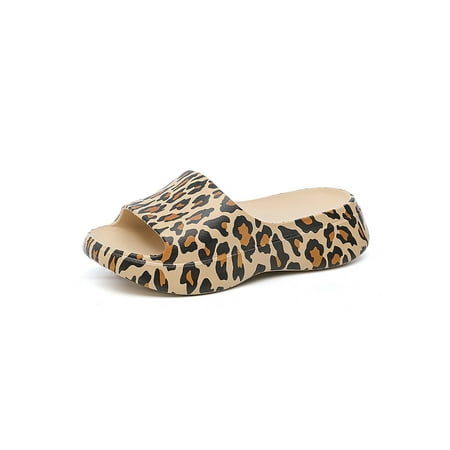 Woobling Women s Slippers Fashion Slide Sandal Platform Wedge Sandals Lightweight Summer Home Leopard Print 4.5-5
Woobling Women s Slippers Fashion Slide Sandal Platform Wedge Sandals Lightweight Summer Home Leopard Print 4.5-5