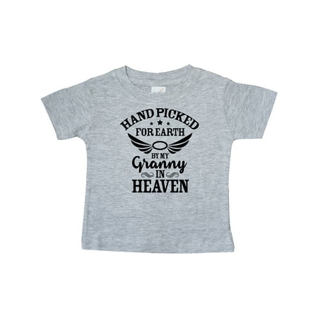 Inktastic Handpicked for Earth By My Granny in Heaven with Angel Wings Gift Baby Boy or Baby Girl T-Shirt
Inktastic Handpicked for Earth By My Granny in Heaven with Angel Wings Gift Baby Boy or Baby Girl T-Shirt