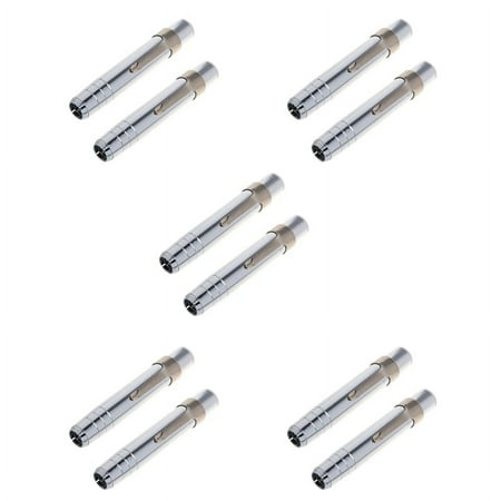 10 PCS Silver Aluminum Alloy Chalk Keeper Holder