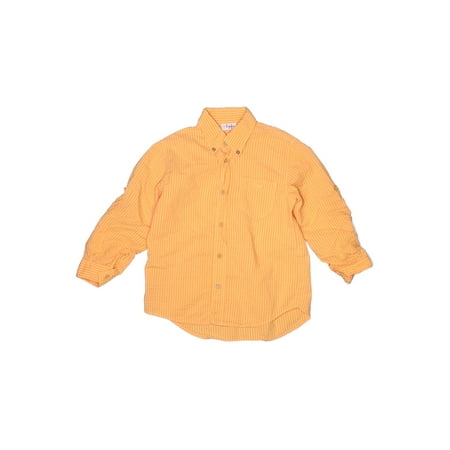 Pre-Owned Il Gufo Boy s Size 5T Long Sleeve Button-Down Shirt