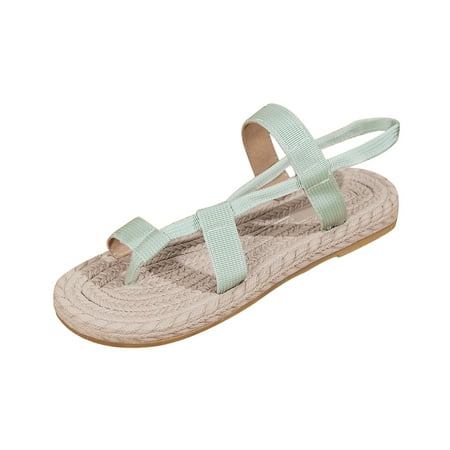TUOBARR Flat Sandals for Women New Fashion Flat Bottom Roman Women s Shoes Casual Sandals With Sandals Green
TUOBARR Flat Sandals for Women New Fashion Flat Bottom Roman Women s Shoes Casual Sandals With Sandals Green