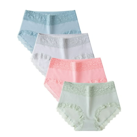 Yotyukeb Womens Underwear Women s Four-piece Breathable Cotton Medium Waist Underwear Briefs Seamless Traceless Underwear (Blue)
Yotyukeb Womens Underwear Women s Four-piece Breathable Cotton Medium Waist Underwear Briefs Seamless Traceless Underwear (Blue)