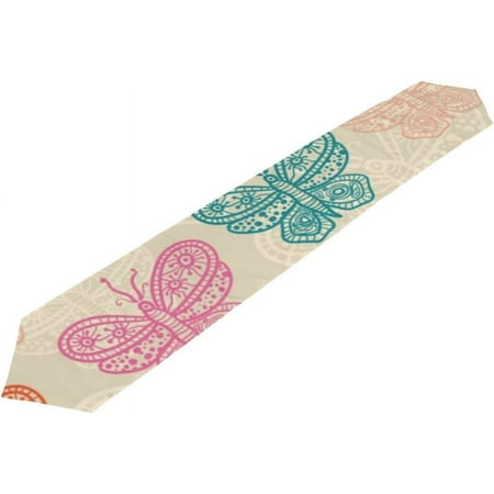 SKYSONIC Rectangle Beige Sketch Butterflies Printed Table Runner 13x70in for Wedding Birthday Holiday
SKYSONIC Rectangle Beige Sketch Butterflies Printed Table Runner 13x70in for Wedding Birthday Holiday
