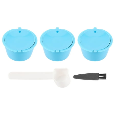 1Set Refillable Coffee Capsules Pods Reusable Coffee Filter Plastic with Spoon Brush High Quality Blue
1Set Refillable Coffee Capsules Pods Reusable Coffee Filter Plastic with Spoon Brush High Quality Blue