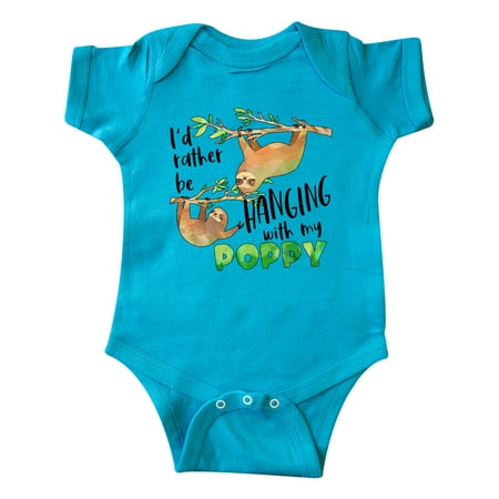 Inktastic Id Rather Be Hanging with my Poppy- Cute Sloths Gift Baby Boy or Baby Girl Bodysuit
Inktastic Id Rather Be Hanging with my Poppy- Cute Sloths Gift Baby Boy or Baby Girl Bodysuit